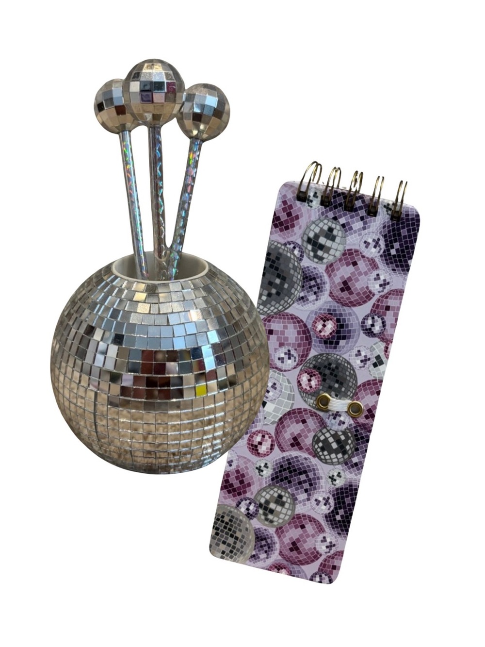 Disco Ball Pen Holder & Stationery Set